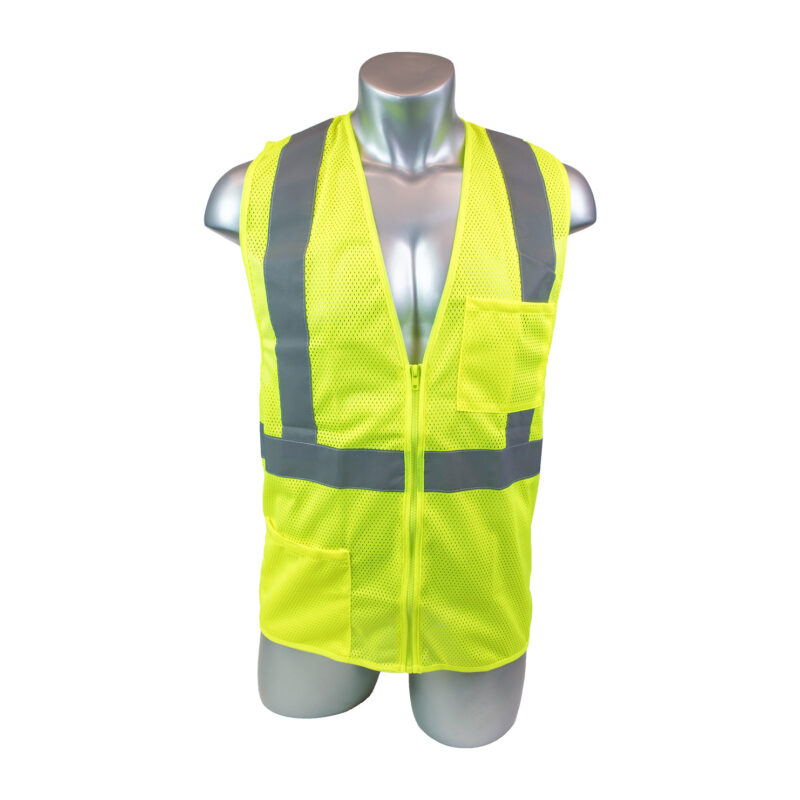 HIGH VISIBILITY YELLOW FIELD VEST - Image 4