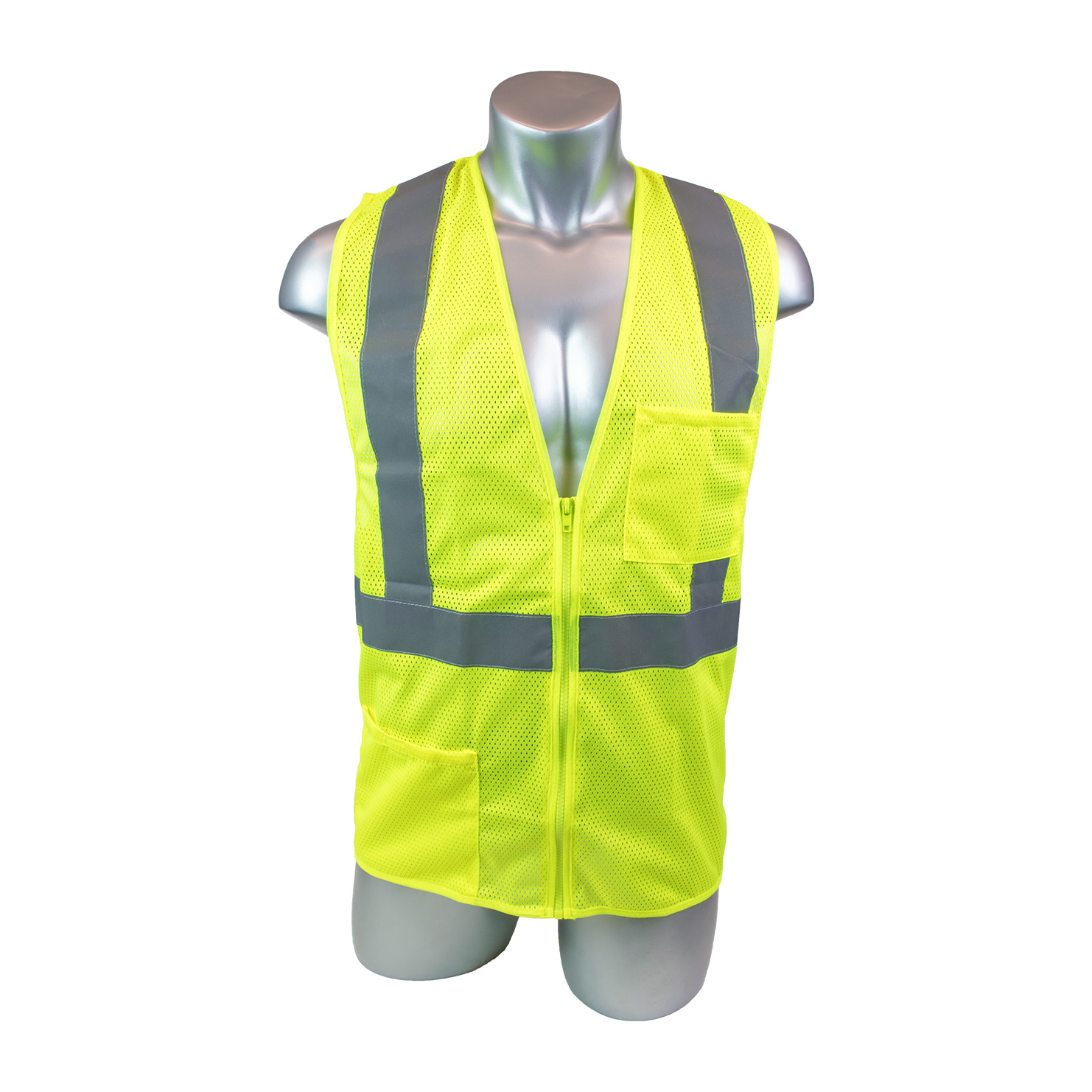 HIGH VISIBILITY YELLOW FIELD VEST - Image 4