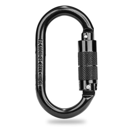 DUAL-ACTION TWIST LOCK CARABINER