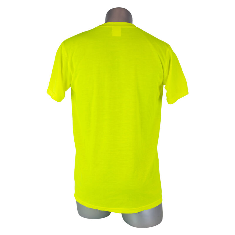 HIGH VISIBILITY YELLOW SAFETY SHORT SLEEVE SHIRT - Image 2