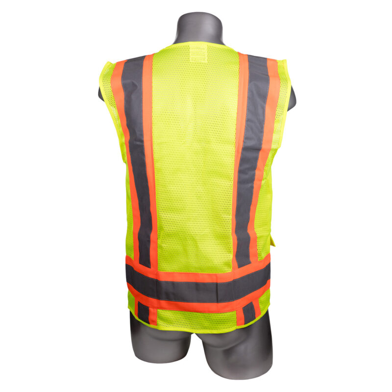 HIGH VISIBILITY YELLOW SAFETY SURVEYOR VEST - Image 3