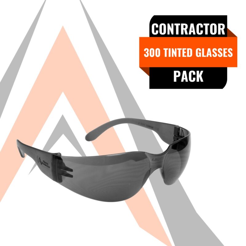 TINTED SAFETY GLASSES (300 Pairs)