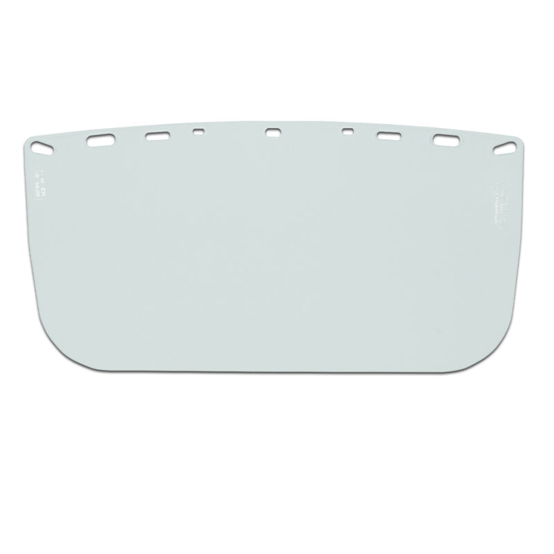 VISOR, ACETATE, CLEAR, FLAT, 8" X 15" X .04"