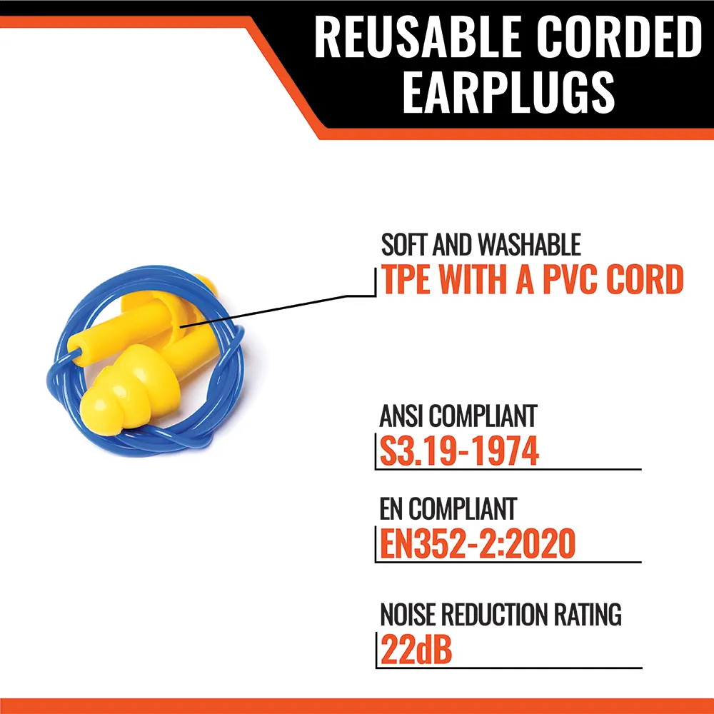 Reusable Corded Earplugs - Image 4