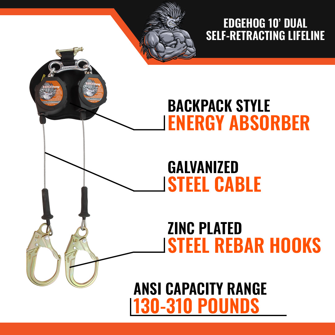 10' EDGEHOG DUAL SRL W/ REBAR HOOK, CLASS 2-P - Image 8