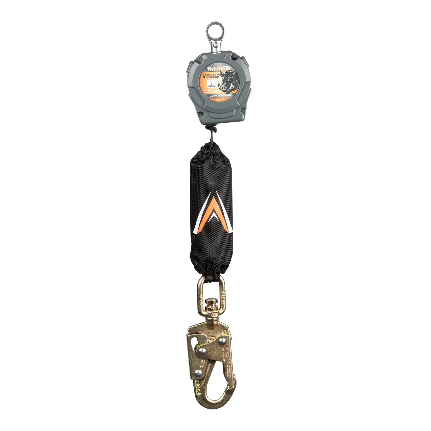 6 ft Wild Boar Personal Self-Retracting Lifeline – Single or Dual SRL with Rebar or Snap Hook